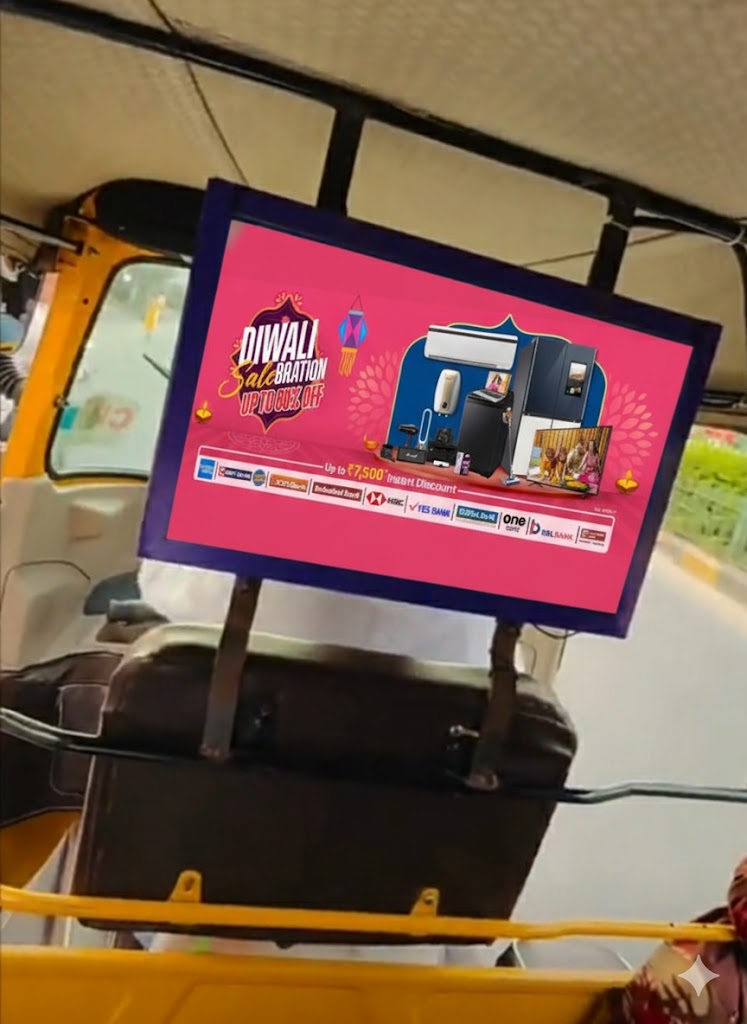 In-Auto LED Mini Billboard