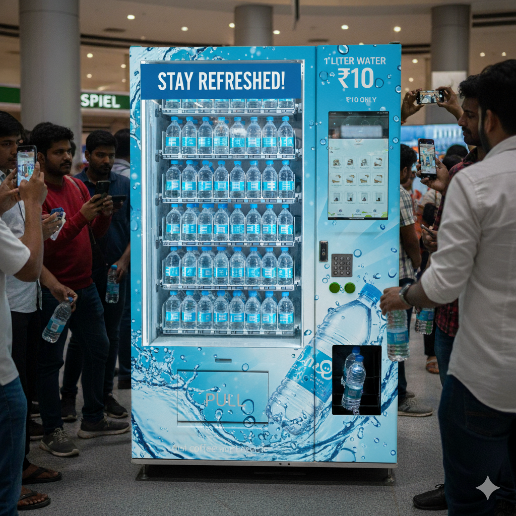 Marketing Through Vending Machine